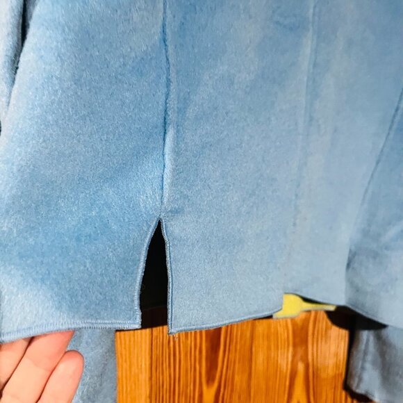 VTG Bernard Holtzman Harve Bernard Color Block Wool Blend Fleece Open Jacket - Picture 8 of 11